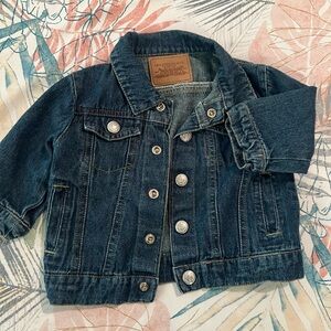 Levi's Kids Dark Blue Denim Jacket